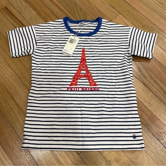 Petit Bateau NWT Tee Shirt with Paris Graphic - Picture 2 of 4